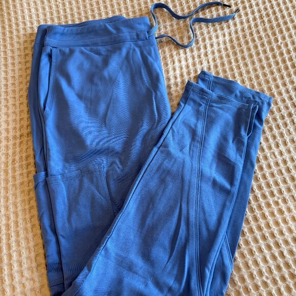 JAANUU Women's Cargo Scrub Pant - CEIL BLUE - XL - Picture 1 of 5